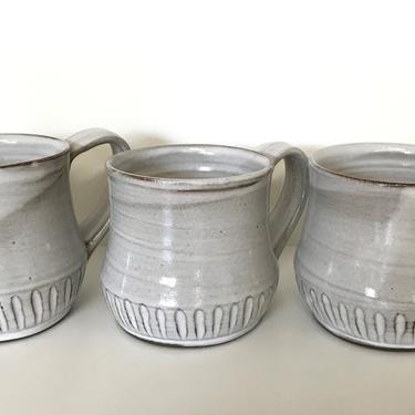 pottery mug, ceramic mug, handmade mug, coffee mug, white mug, rustic mug, ceramic mug, white pottery, handmade pottery mug 