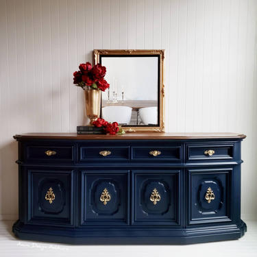 AVAILABLE - Bernhardt buffet painted sideboard 