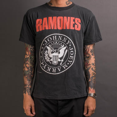 Vintage 1991 Ramones Hey Ho Let’s Go UK Tour T-Shirt 