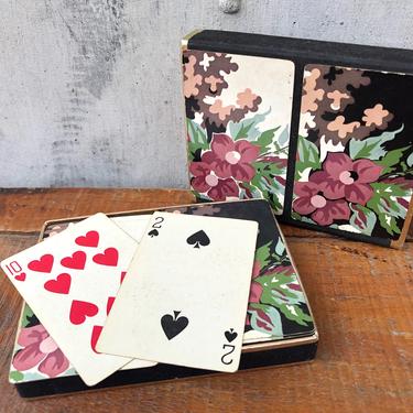 Vintage Arrco Lord &amp; Taylor Playing Cards, w/ Floral Design