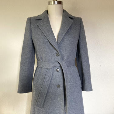 1970s Pendleton wool gray coat 
