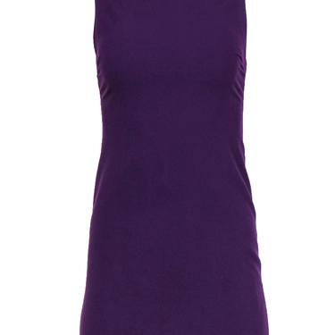 Alice & Olivia - Plum Purple Fitted Mini Sheath Dress Sz 0