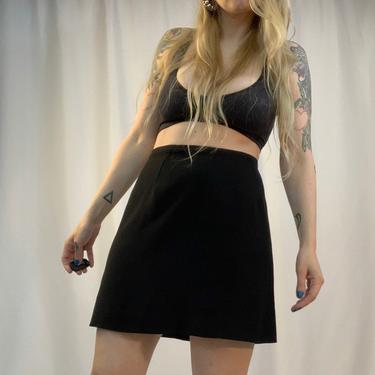 Nicole Miller 90’s black mini skirt 
