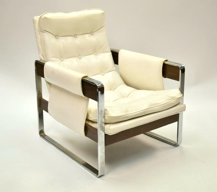 California Modern Style Sling Lounge Chair