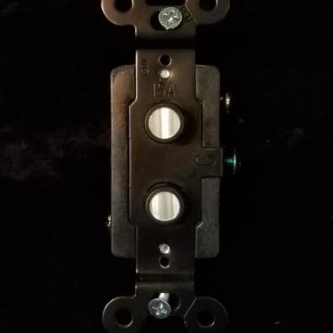 Classic Accents Push-Button Light Switch with Mother-Of-Pearl Buttons