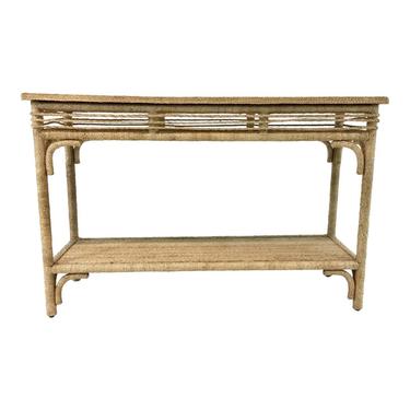 Currey & Co. Olisa Rope Console Table