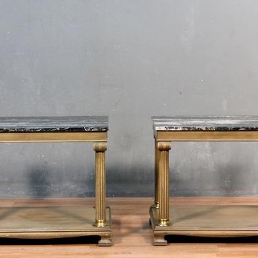 Regency Gilded Granite-Top End Table – ONLINE ONLY