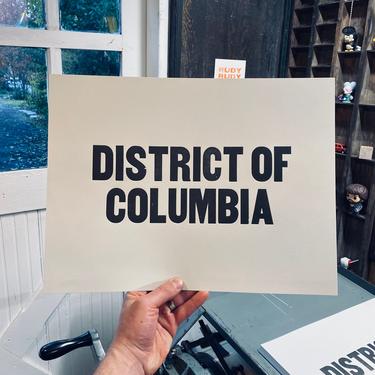 DISTRICT OF COLUMBIA - Wood Type
