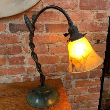 Art nouveau table/desk lamp