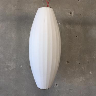 Mid Century Style George Nelson Cigar Hanging Lamp