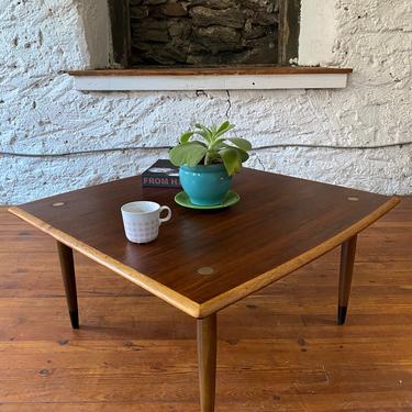 Mid century coffee table Dux Teak coffee table Scandinavian coffee table 