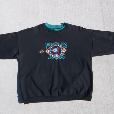 Vintage Sweatshirt Toronto Blue Jays  1989 1980s MLB Distress Preppy Grunge Unisex Casual Athletic Crewneck Pullover Major League Baseball 