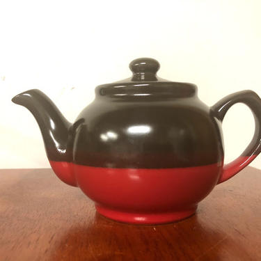 Vintage Price &amp; Kensington Teapot Brown and Red 