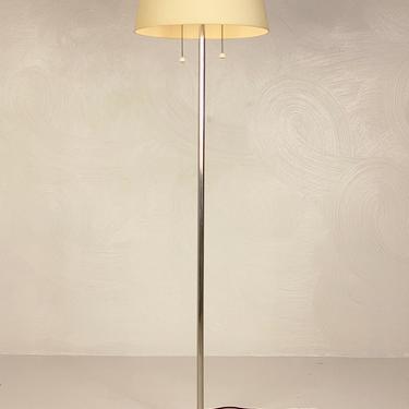 Mid-Century Modern Chrome Floor Lamp, Circa 1970s - *Please see notes on shipping before you purchase. 