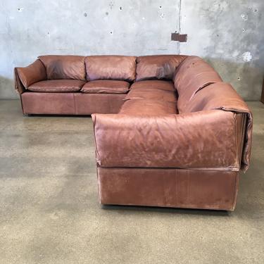 Mid Century Danish Modern Leather Sofa By Niels Eilersen