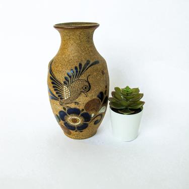 Vintage Hand-Made Ceramic Tonala Pottery Vase 
