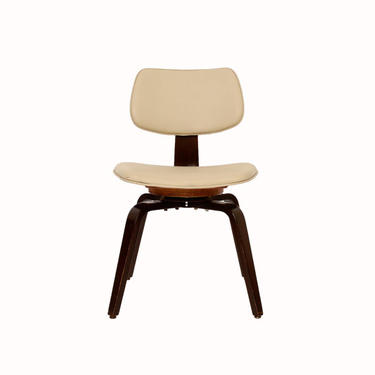 Thonet Chair Swivel Base Office Chair Bent Wood Chair Mid Century Modern 50s 