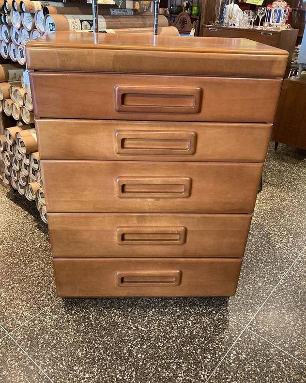 Conant-Ball American modern mid century chest of drawers. 35” x 19” x 47”