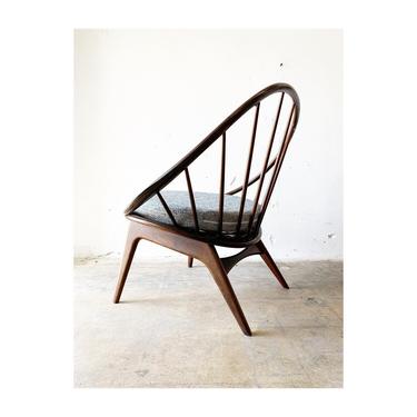 Danish Mid Century Modern “Hoop” Chair by Kofod Larsen for Selig 