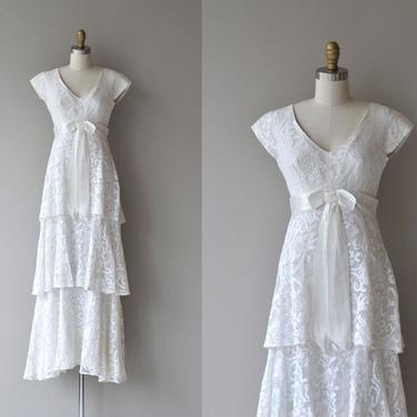 Fouetté wedding dress | vintage 70s wedding dress | lace 1970s wedding dress 