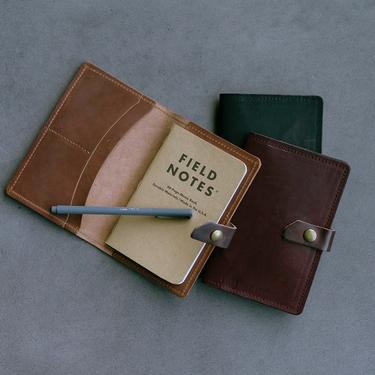Personalized Leather Notebook Wallet