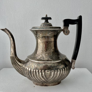 Art Deco Silver Teapot 