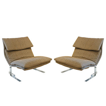 Saporiti Pair of "Onda Lounge Chairs" 1970s - SOLD