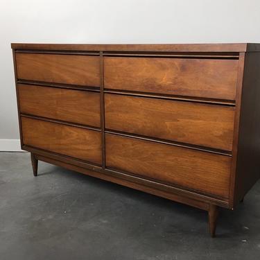 vintage mid century modern lowboy dresser