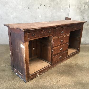 Antique General Store Counter