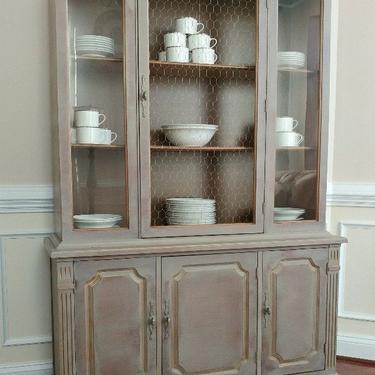 Solid One-Piece Hutch or Bookcase - A Stately Piece 