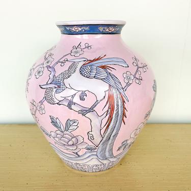 Pink Bird Vase