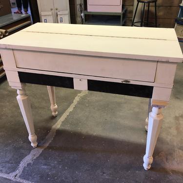 Cute little desk with 4 drawers 38” W  20 1/4” D 32 3/4” H