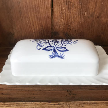 Blue Nordic Butter Dish 