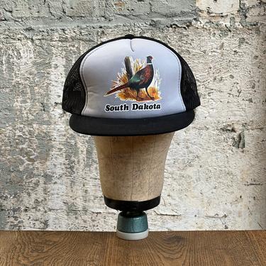 Vintage 1980s Mesh South Dakota Souvenir Snapback Trucker Hat 