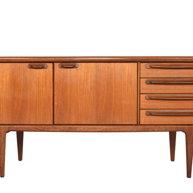 Mid Century Modern Small Younger Credenza in Teak 