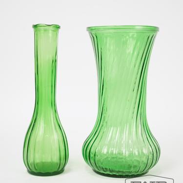 Lot of Hoosier Green Glass