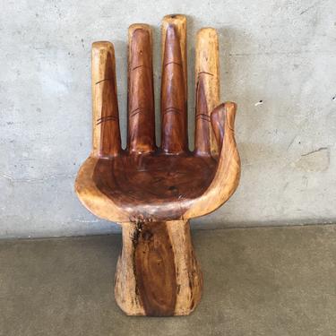 Hand Carved Teak Wood Hand Chair