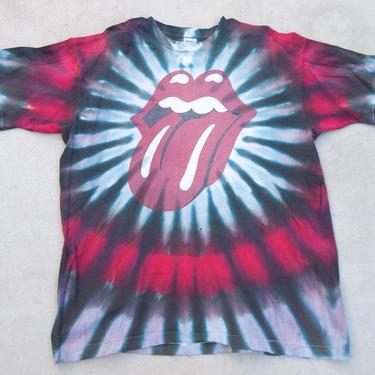 Vintage T-shirt 1990s The Rolling Stones Large/XL Faded Distressed Streetwear Unique Retro 