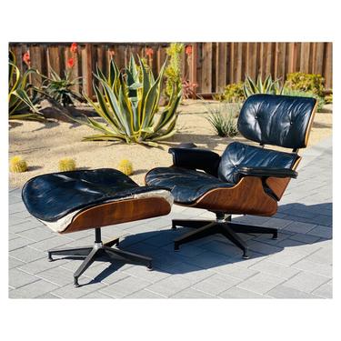 (AVAILABLE) Authentic 1st Generation Eames 670/671  Lounge Chair/Ottoman for Herman Miller