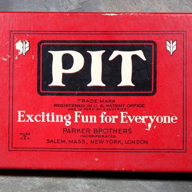 RARE! Bull and Bear Edition Pit Card Game - 1947 Edition Card Game - Commodities Market Trading Game - Parker Brothers | FREE SHIPPING 