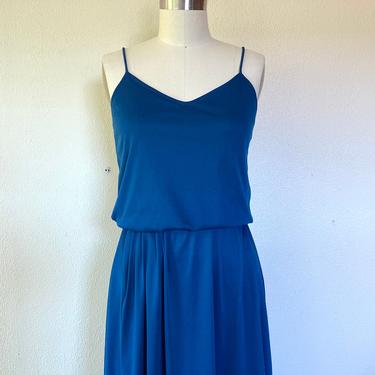1970s Blue disco dress 