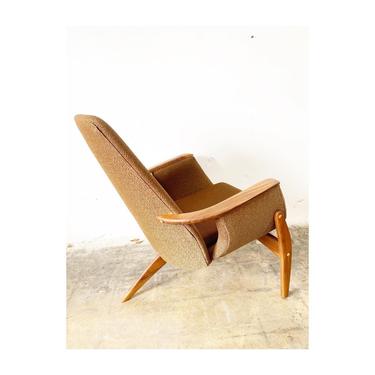 RARE Mid Century Luigi Tiengo for Cimon Lounge Tripod Chair 