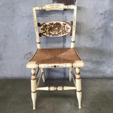 Vintage Hitchcock Chair with Rush Seat