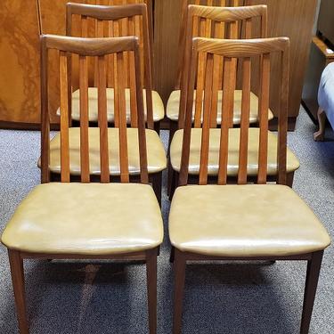 Item #T27 Set of Six Vintage “G-Plan” Dining Chairs c.1970s