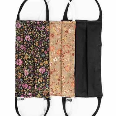 3-Pack Cloth Face Mask in Calico