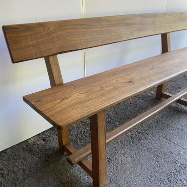 Long Wood Bench, France, 1960&#8217;s