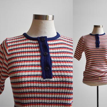 1970s Henley Cut Sweater 