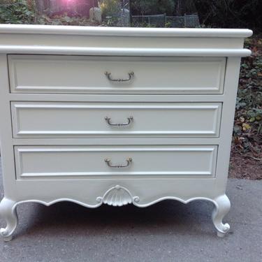 SOLD  French Shabby Chic 3 Drawer by CalVintageDesigns