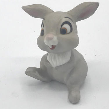 Vintage Walt Disney Prod Thumper Marks Rosenfeld Ceramic Figurine Porcelain 3&quot; 