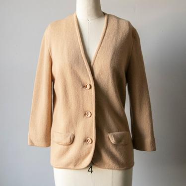 1960s Sweater Wool Mohair Knit Cardigan S 